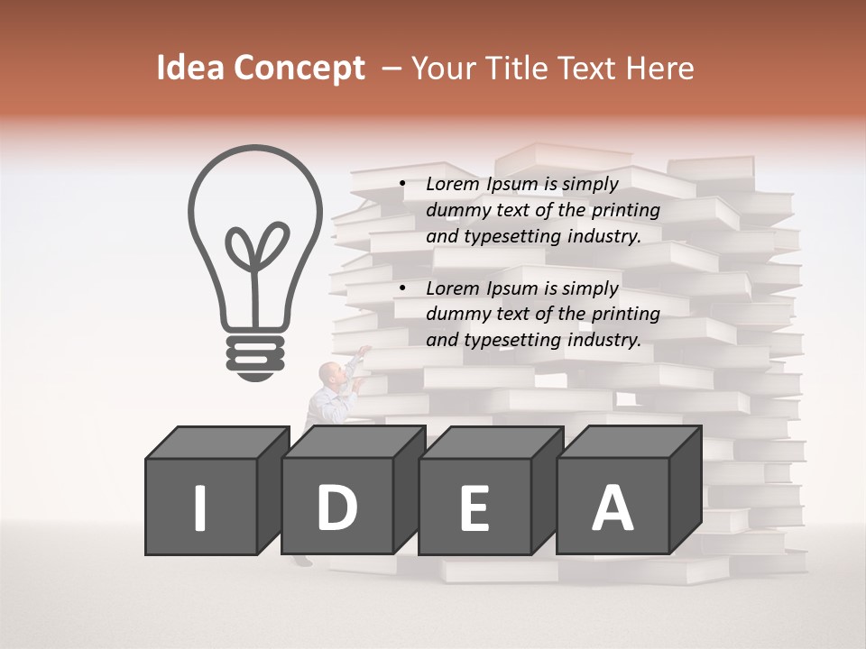 Stair Study Reading PowerPoint Template