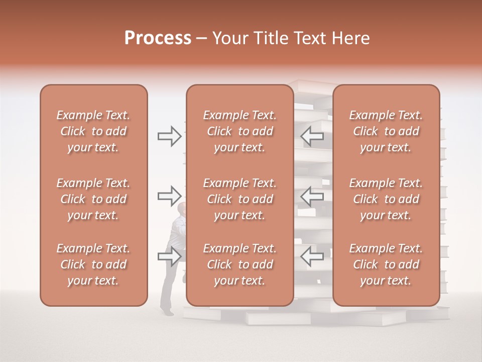 Stair Study Reading PowerPoint Template