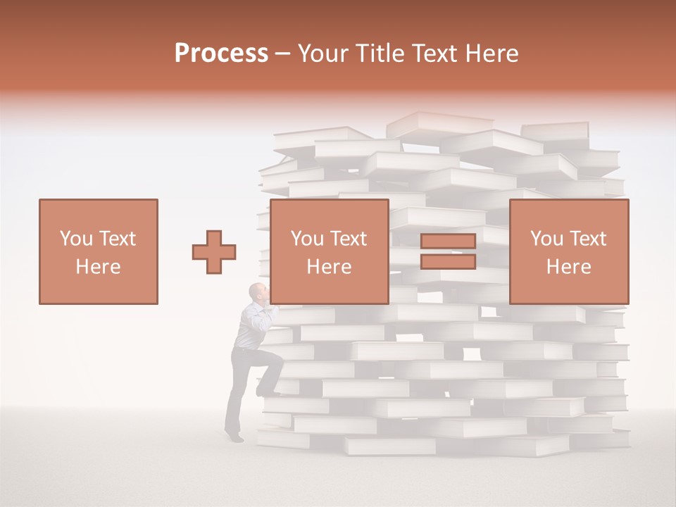 Stair Study Reading PowerPoint Template