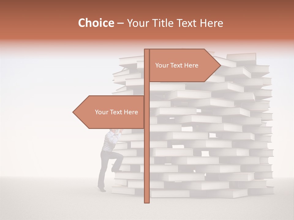 Stair Study Reading PowerPoint Template