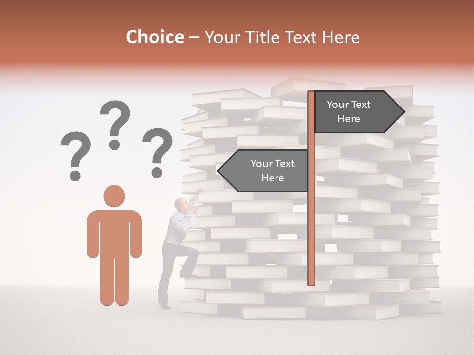 Stair Study Reading PowerPoint Template