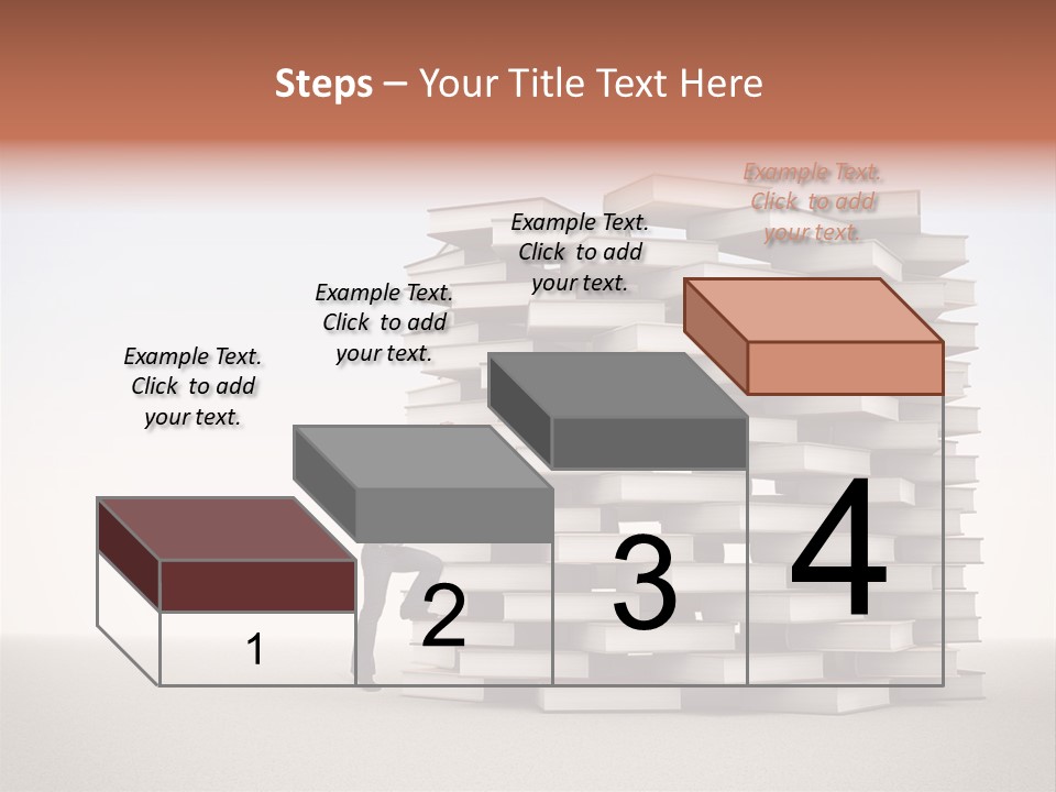 Stair Study Reading PowerPoint Template