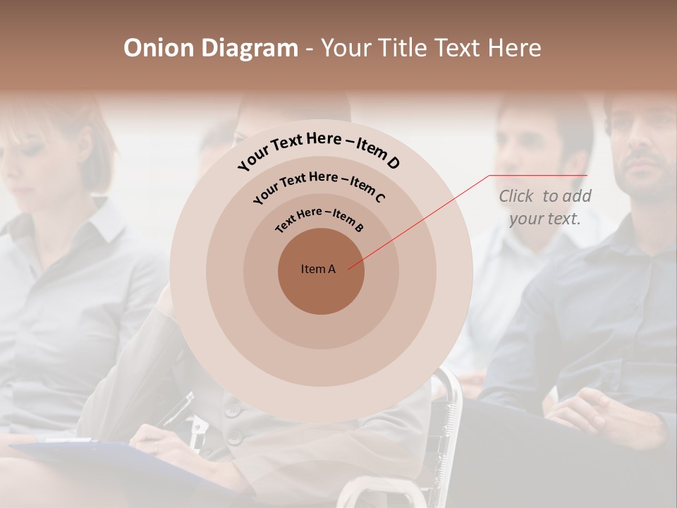 Caucasian Teamwork Absorbed PowerPoint Template