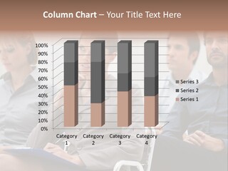 Caucasian Teamwork Absorbed PowerPoint Template