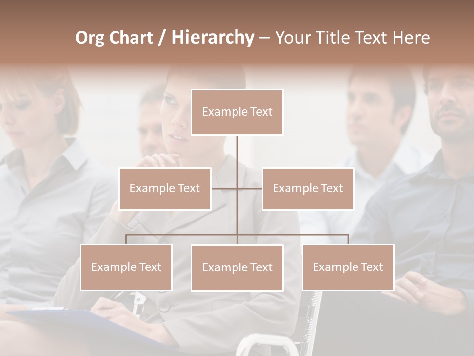 Caucasian Teamwork Absorbed PowerPoint Template