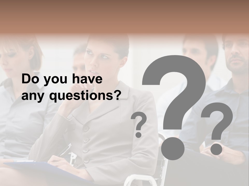 Caucasian Teamwork Absorbed PowerPoint Template