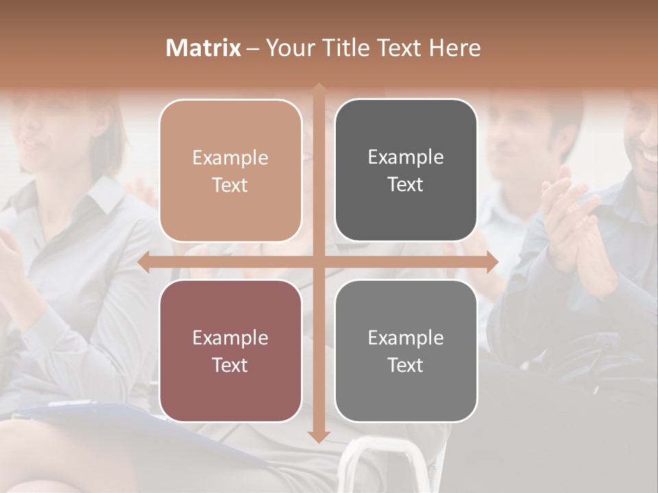 People Businesswoman Corporate PowerPoint Template