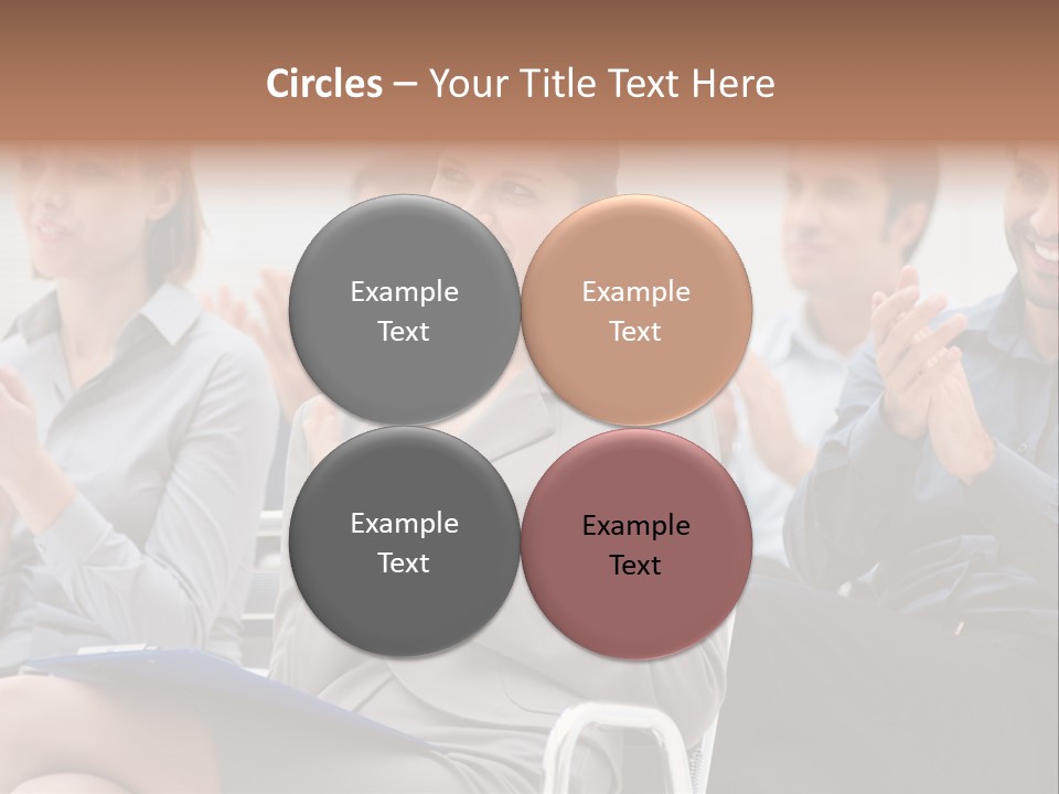 People Businesswoman Corporate PowerPoint Template