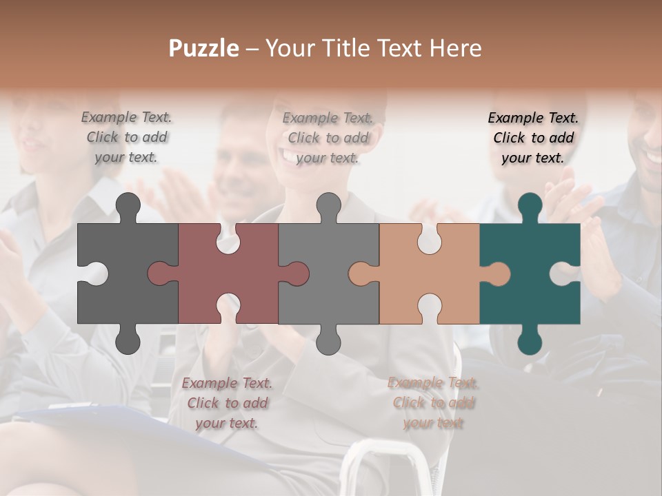 People Businesswoman Corporate PowerPoint Template