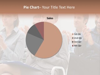 People Businesswoman Corporate PowerPoint Template