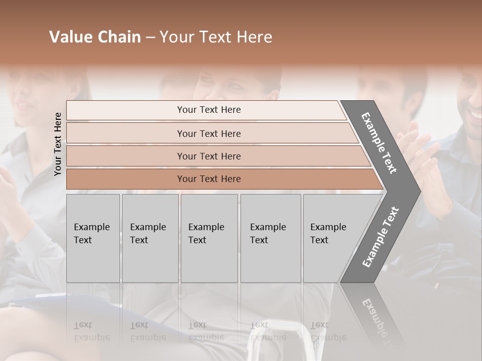 People Businesswoman Corporate PowerPoint Template