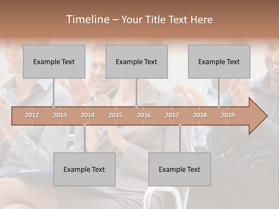 People Businesswoman Corporate PowerPoint Template