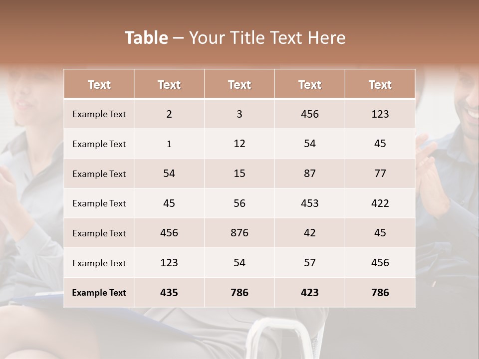 People Businesswoman Corporate PowerPoint Template