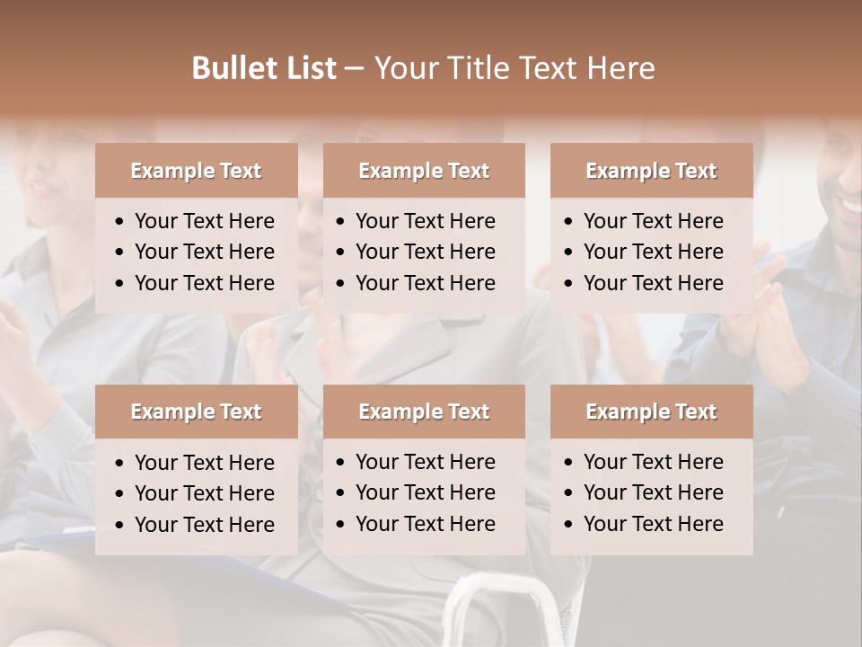 People Businesswoman Corporate PowerPoint Template