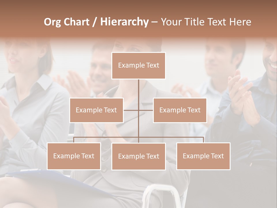 People Businesswoman Corporate PowerPoint Template