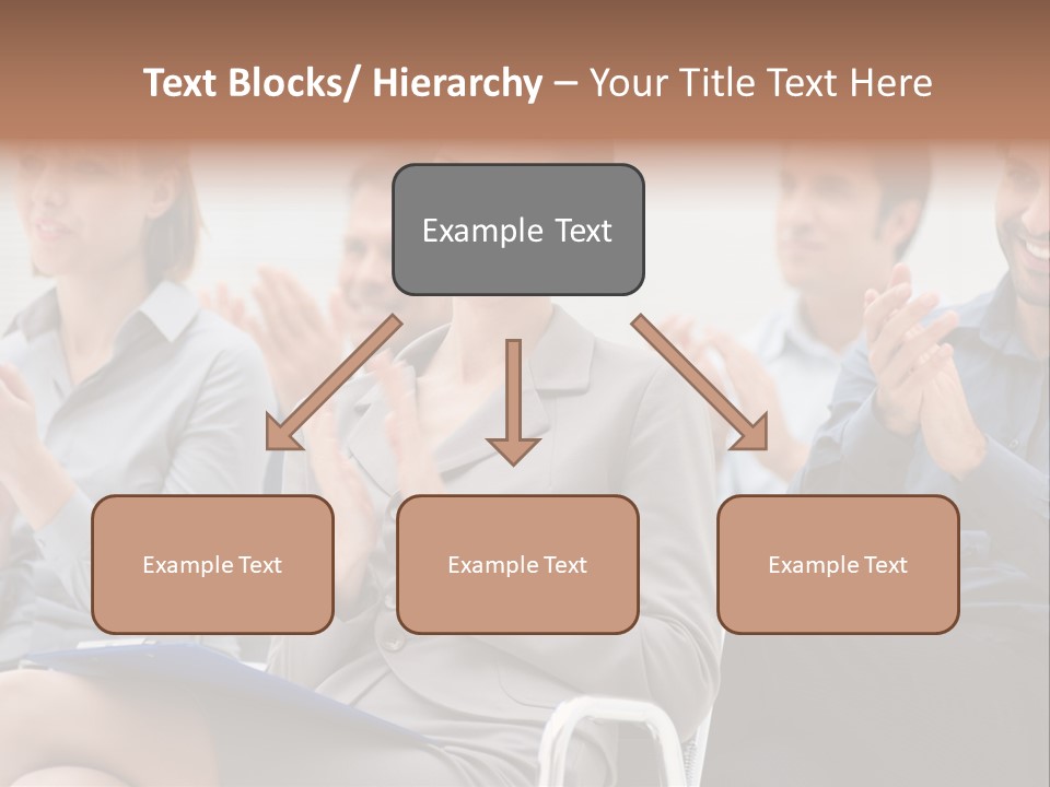 People Businesswoman Corporate PowerPoint Template