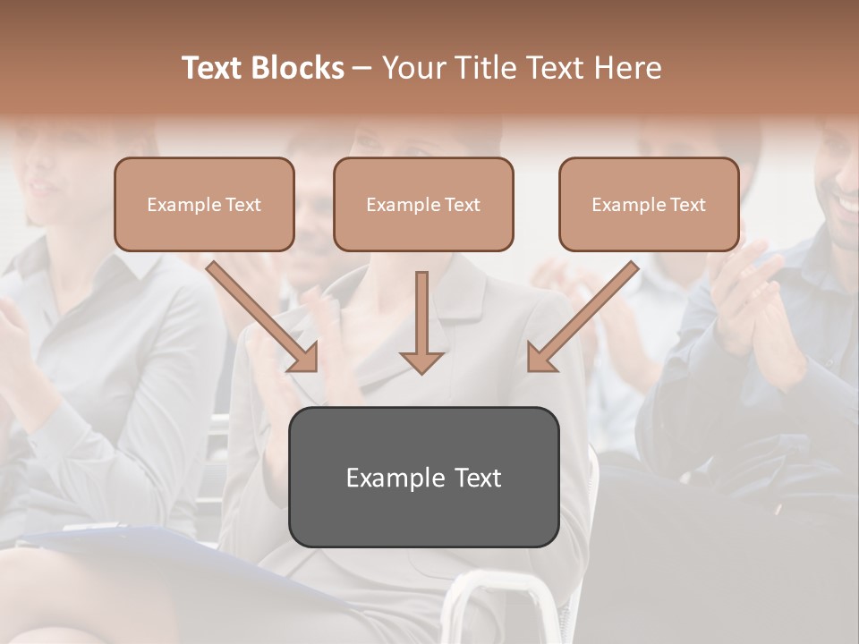 People Businesswoman Corporate PowerPoint Template