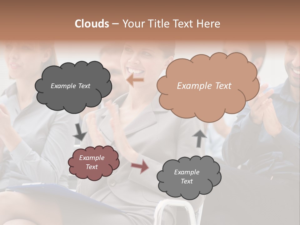 People Businesswoman Corporate PowerPoint Template