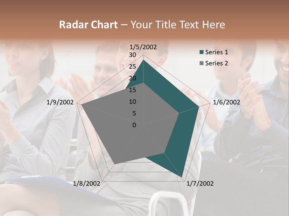 People Businesswoman Corporate PowerPoint Template
