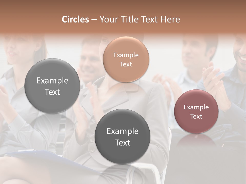 People Businesswoman Corporate PowerPoint Template