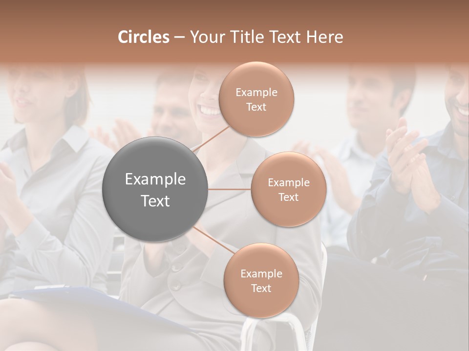 People Businesswoman Corporate PowerPoint Template