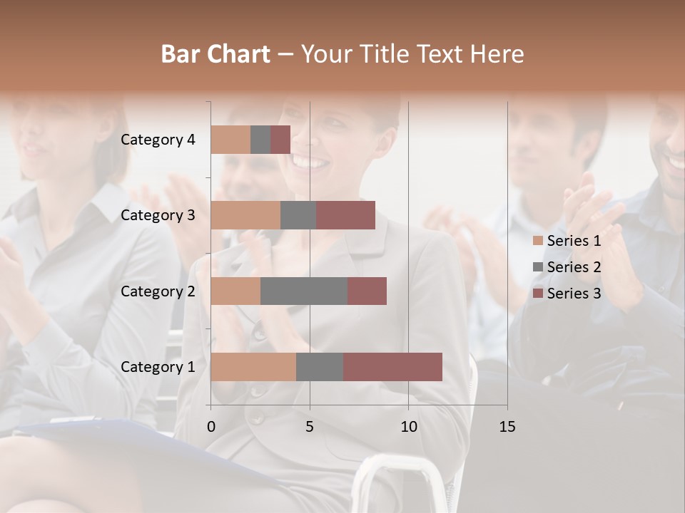 People Businesswoman Corporate PowerPoint Template