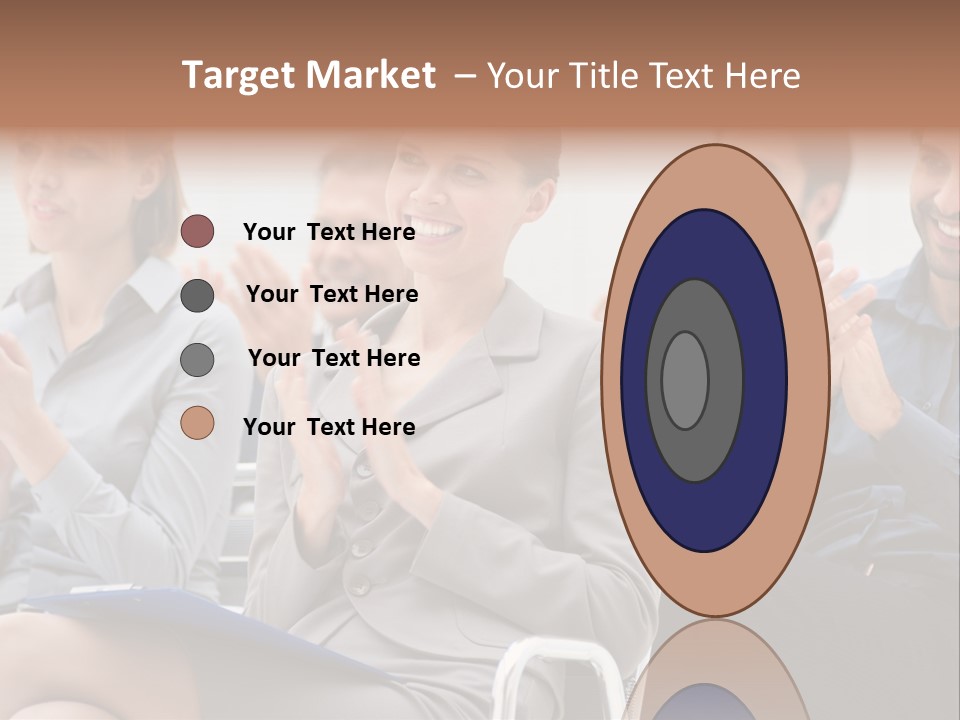 People Businesswoman Corporate PowerPoint Template