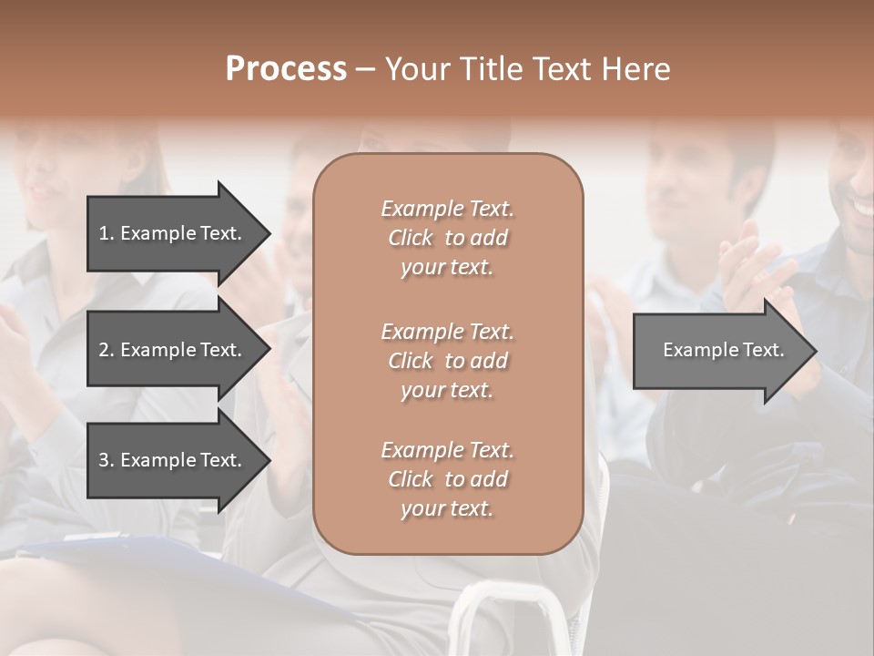 People Businesswoman Corporate PowerPoint Template