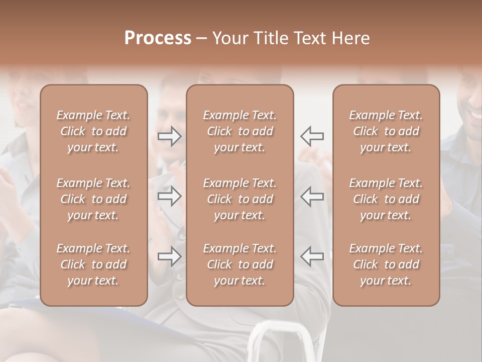 People Businesswoman Corporate PowerPoint Template