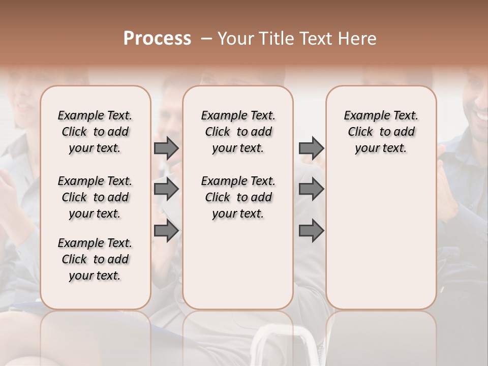People Businesswoman Corporate PowerPoint Template
