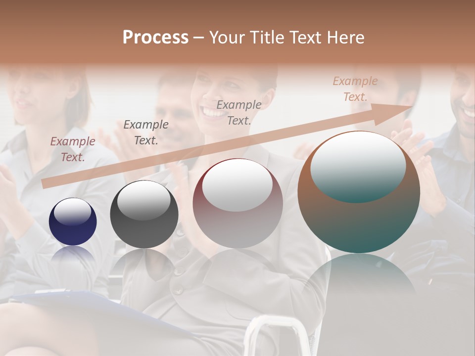 People Businesswoman Corporate PowerPoint Template