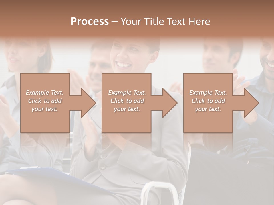 People Businesswoman Corporate PowerPoint Template