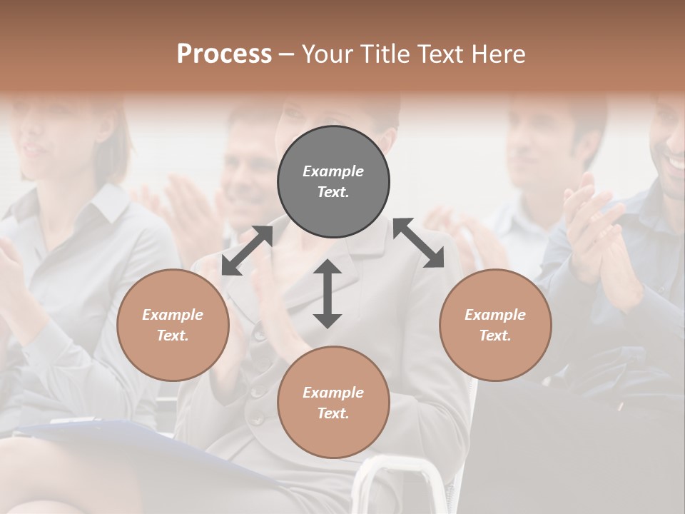 People Businesswoman Corporate PowerPoint Template