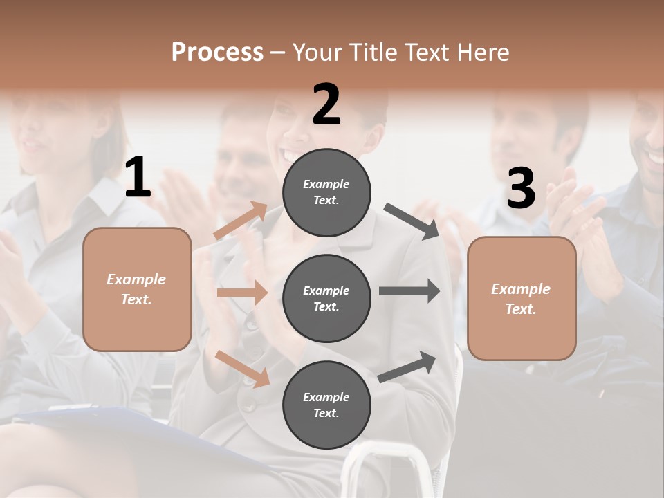 People Businesswoman Corporate PowerPoint Template