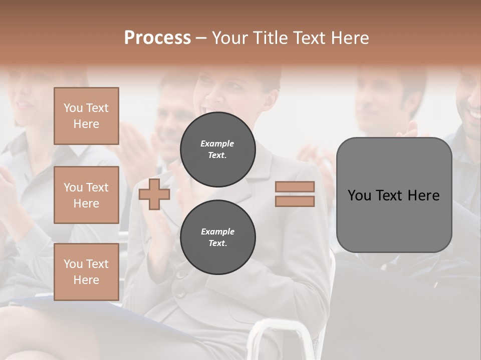 People Businesswoman Corporate PowerPoint Template