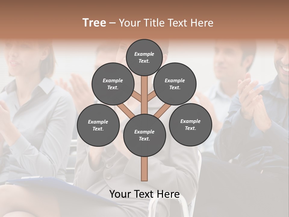 People Businesswoman Corporate PowerPoint Template