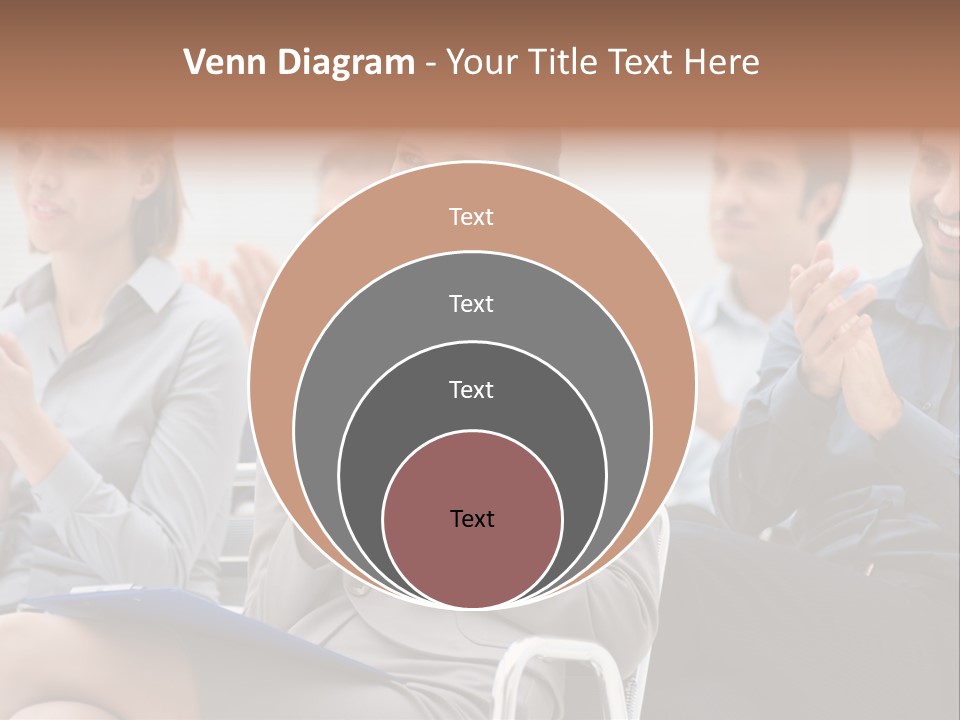 People Businesswoman Corporate PowerPoint Template