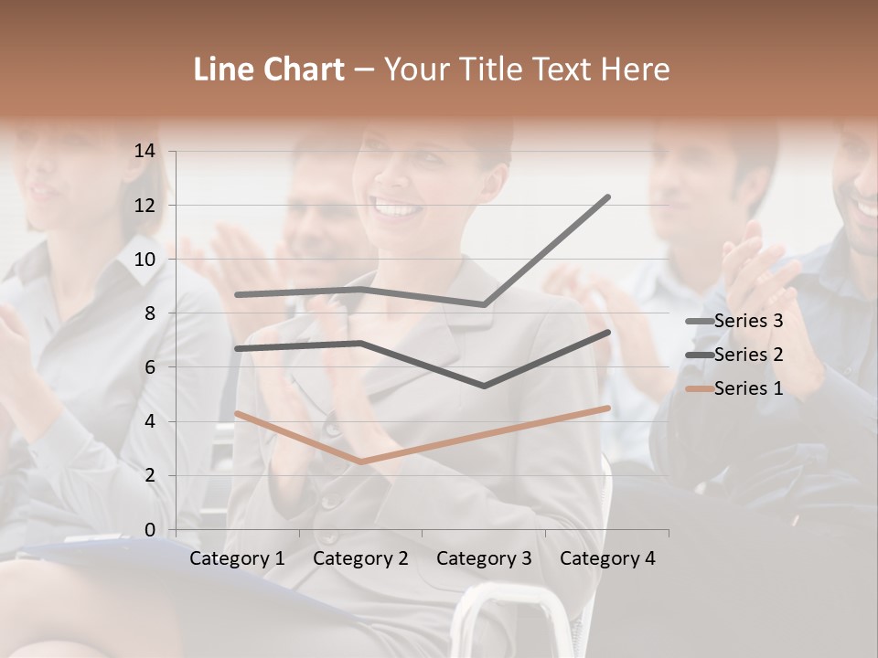 People Businesswoman Corporate PowerPoint Template
