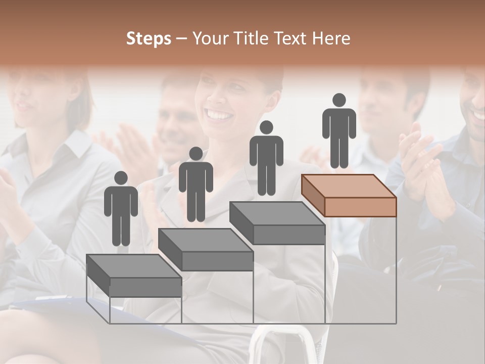 People Businesswoman Corporate PowerPoint Template