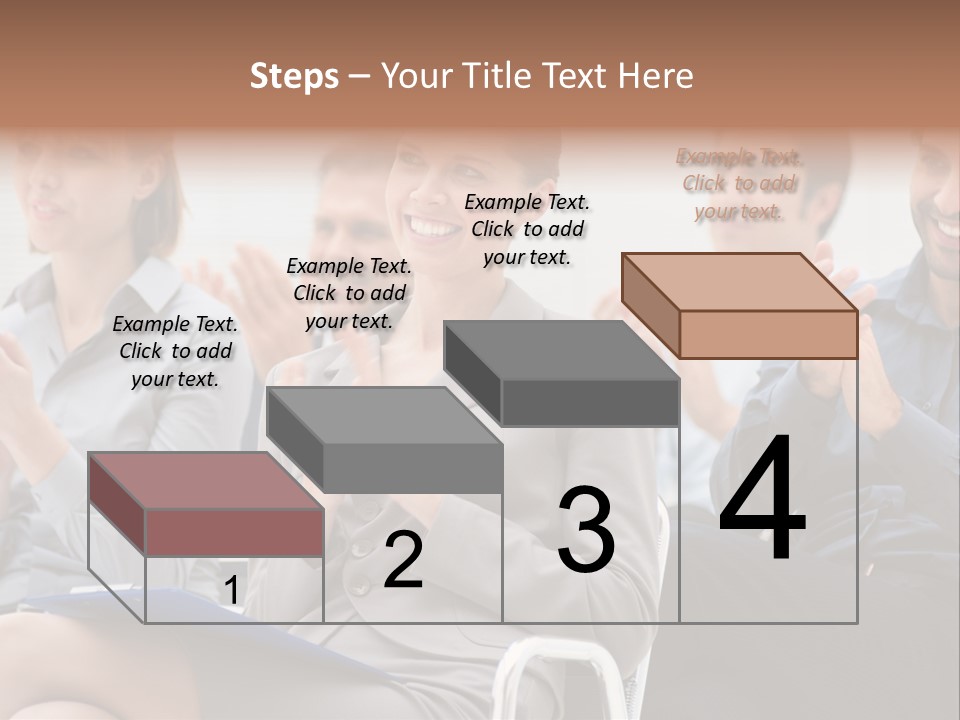 People Businesswoman Corporate PowerPoint Template