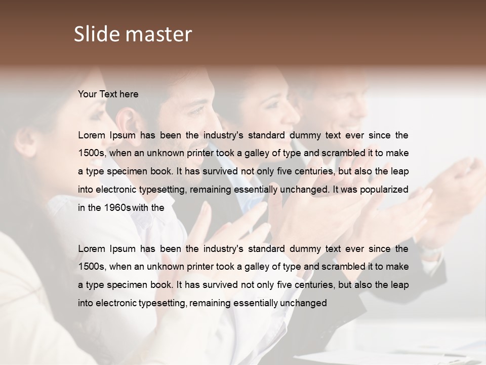 People Motivation Hispanic PowerPoint Template