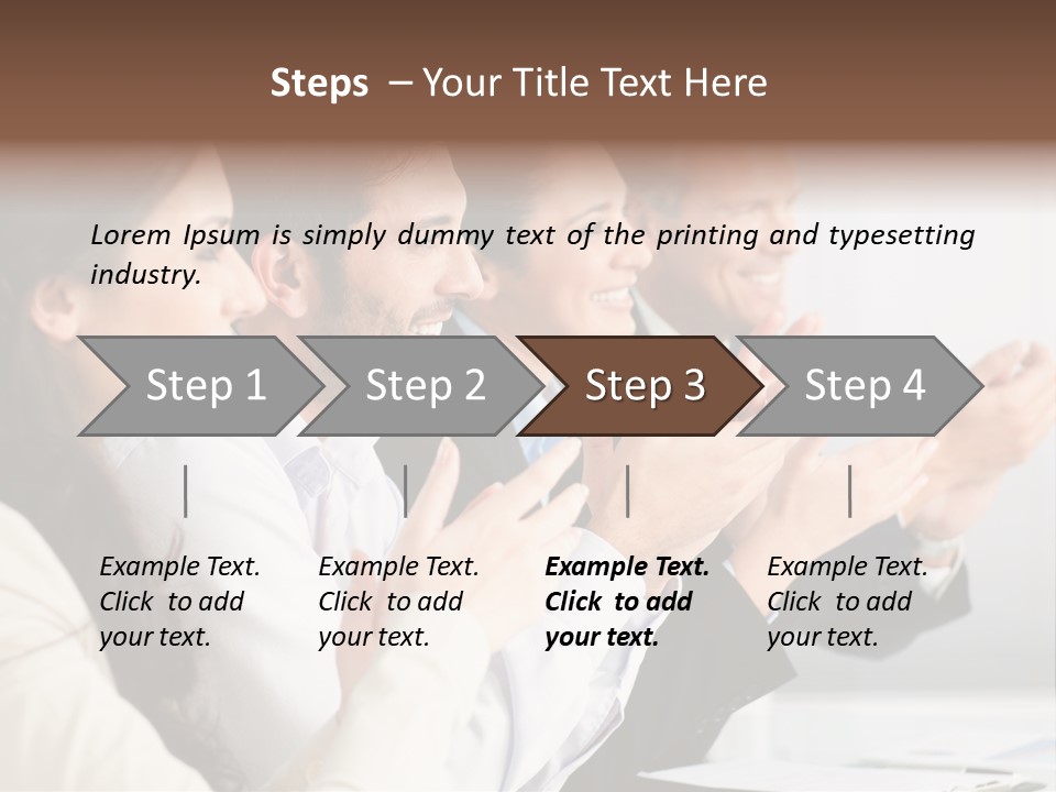 People Motivation Hispanic PowerPoint Template