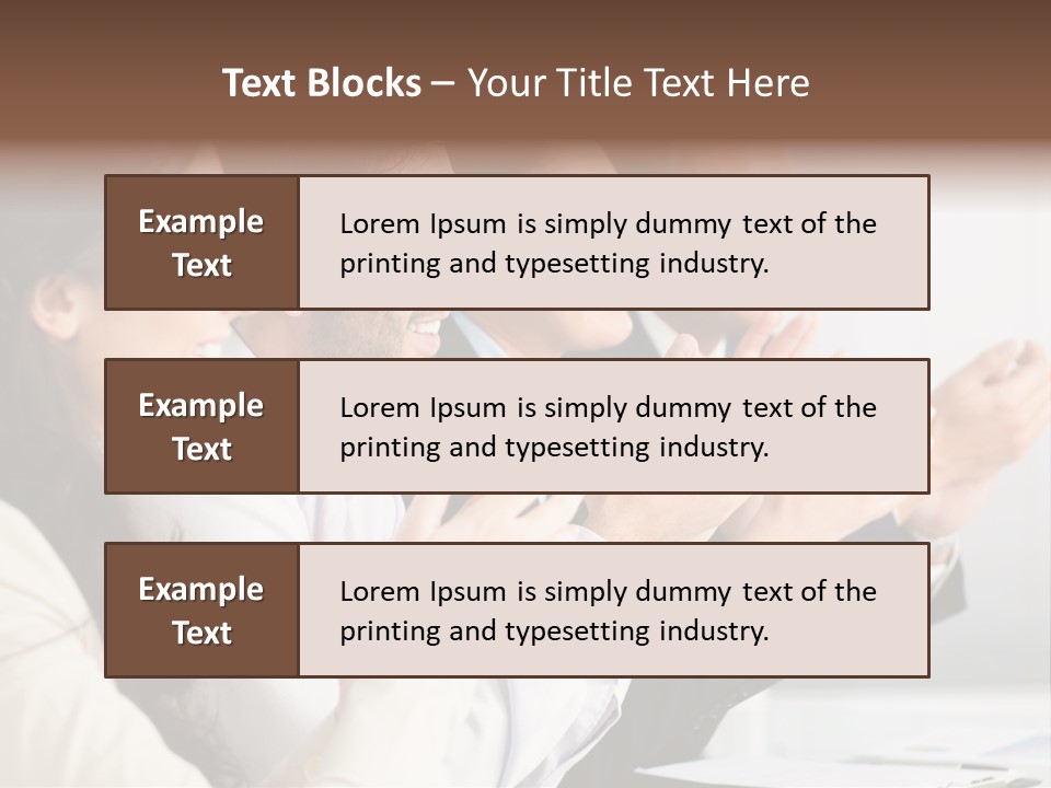 People Motivation Hispanic PowerPoint Template