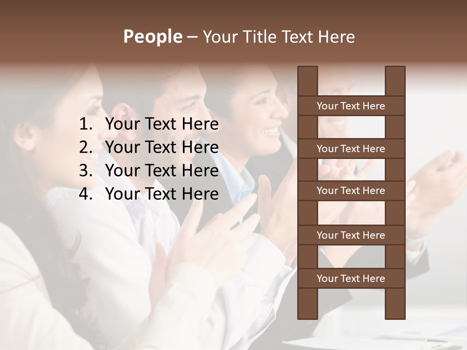 People Motivation Hispanic PowerPoint Template