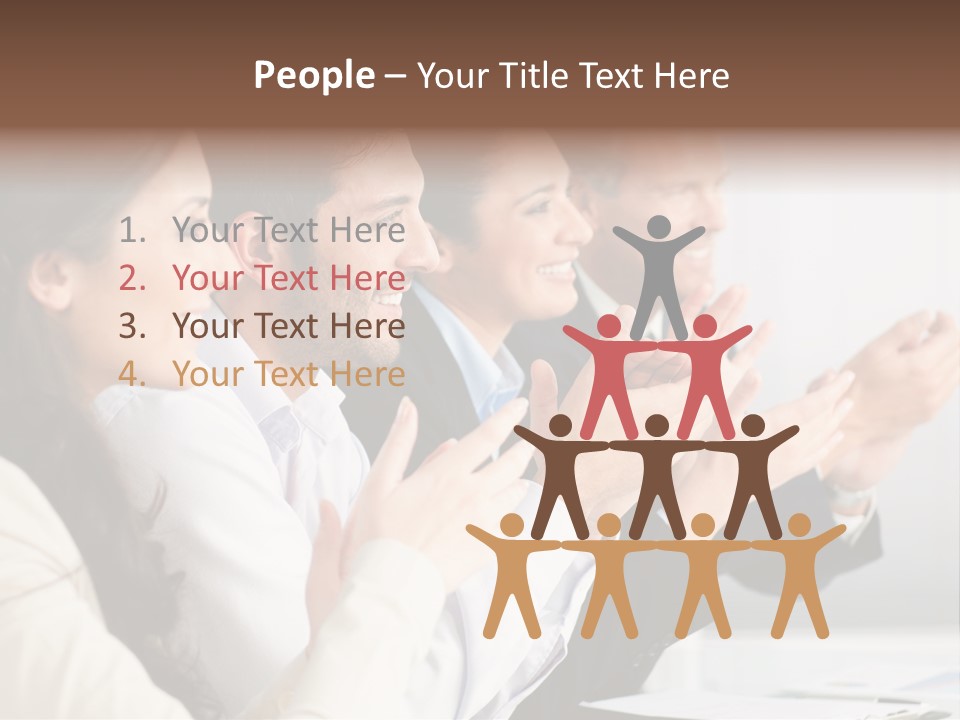 People Motivation Hispanic PowerPoint Template