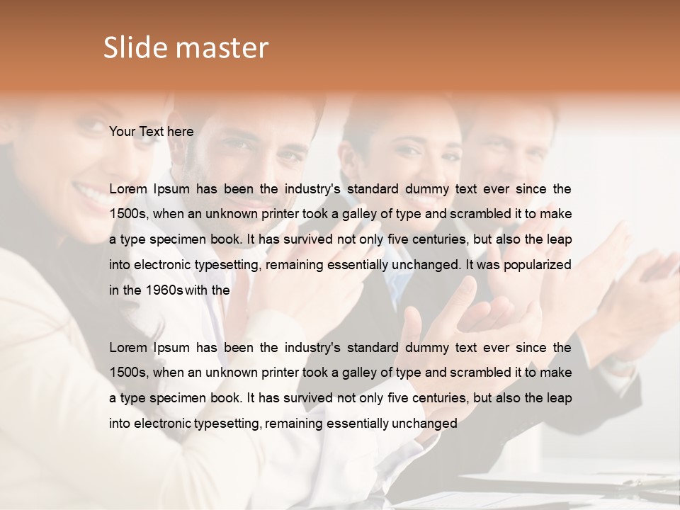Group Corporate Partnership PowerPoint Template