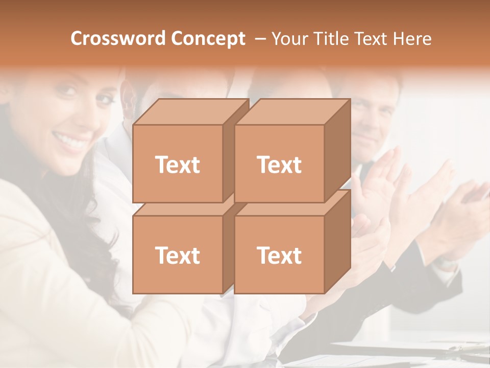 Group Corporate Partnership PowerPoint Template