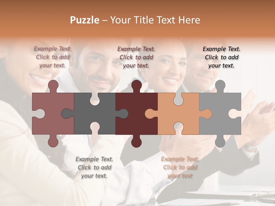 Group Corporate Partnership PowerPoint Template