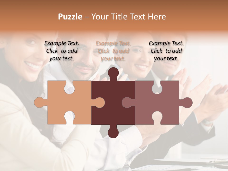 Group Corporate Partnership PowerPoint Template