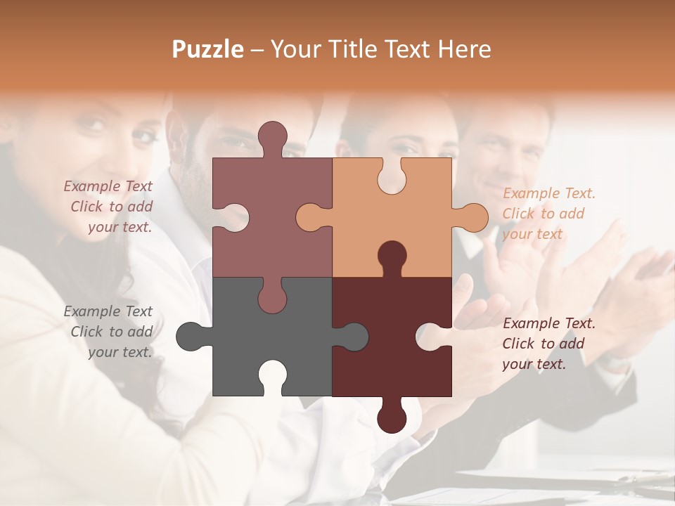 Group Corporate Partnership PowerPoint Template